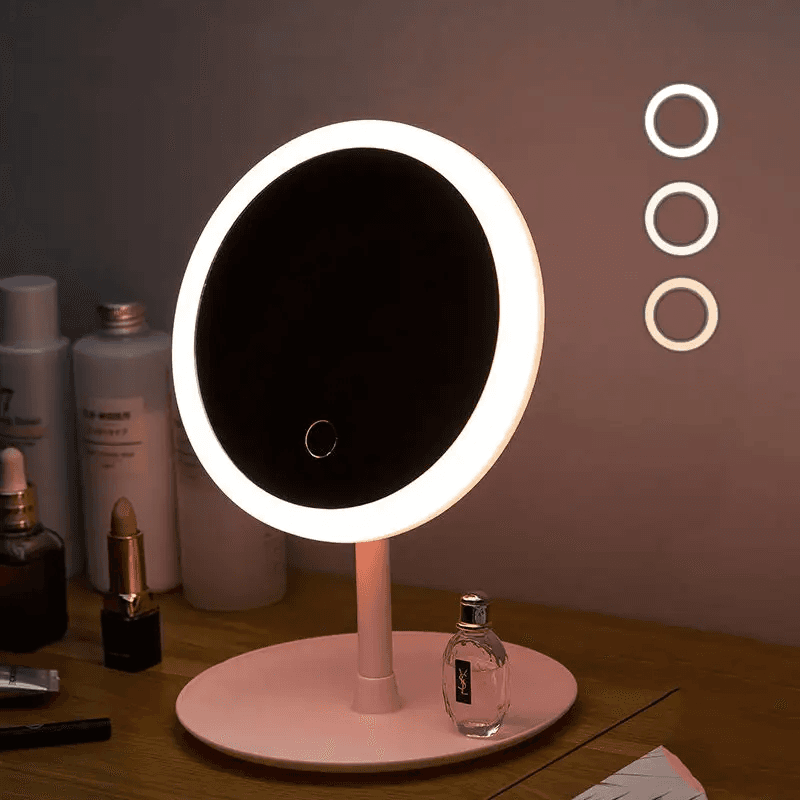 LED Round Makeup Mirror (Imported)